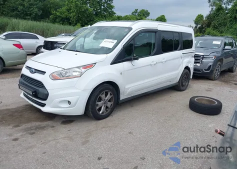 2016 Ford Transit Connect Titanium z USA, uszkodzony, nr VIN NM0GE9G74G1233498
